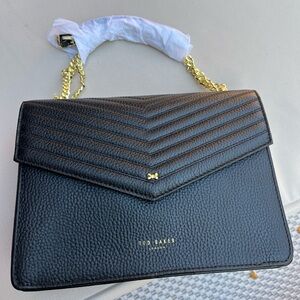 Ted Baker quilted leather crossbody purse